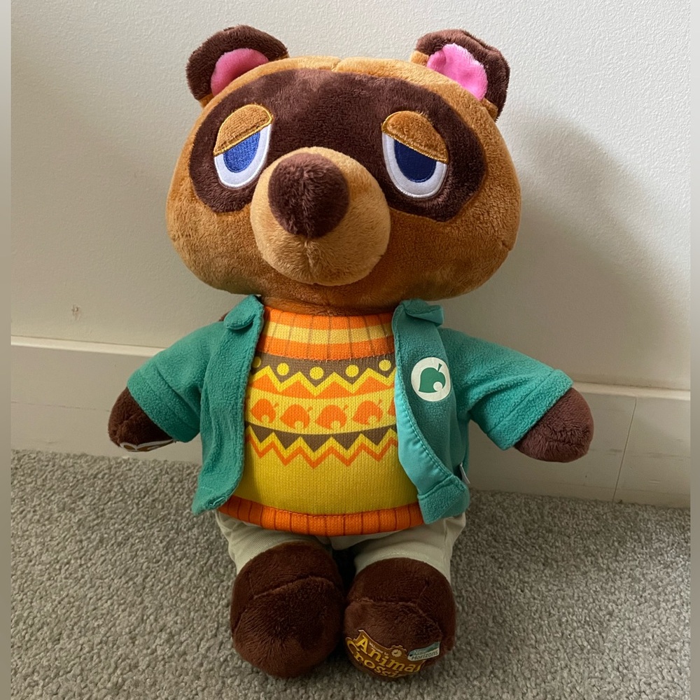 ANIMAL CROSSING TOM NOOK BUILD A BEAR
